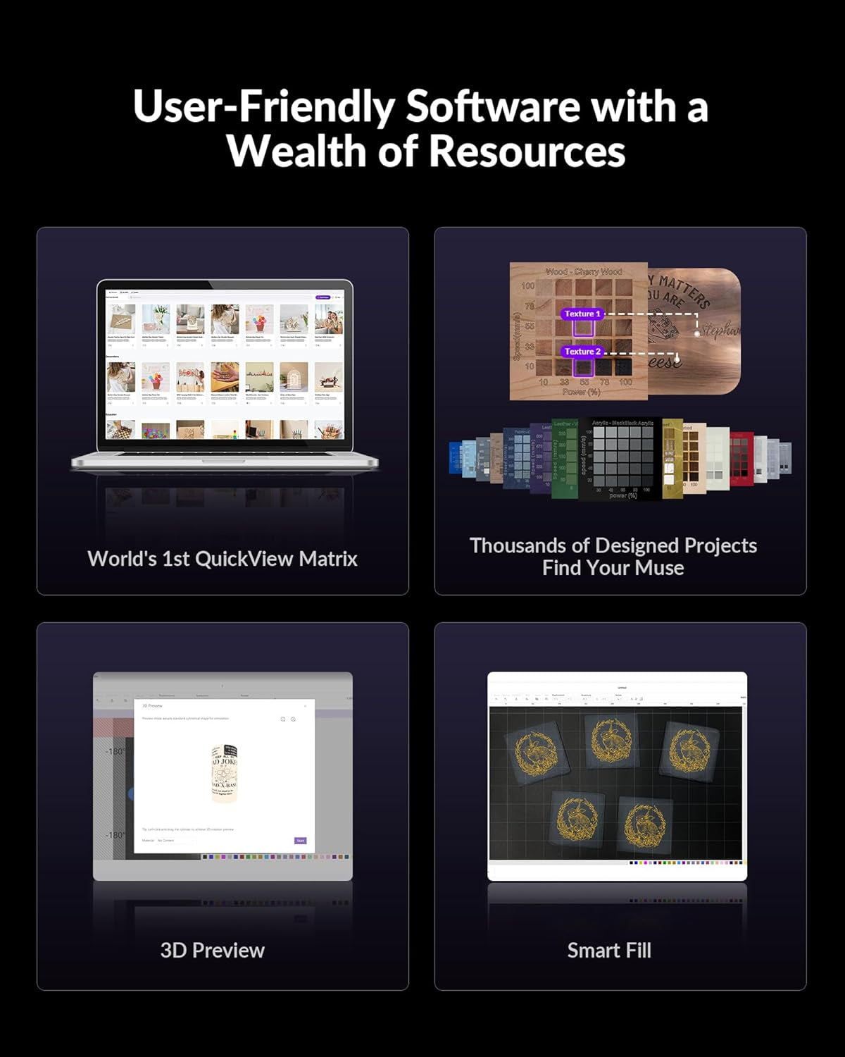 Vision Pro 45W Laser Cutter and Engraver Machine, with 2W IR Laser Module, 137” Auto Conveyor Feeder, Fume Extractor, Full Enclosure Laser Engraver for Jewelry Art Designer Small Business