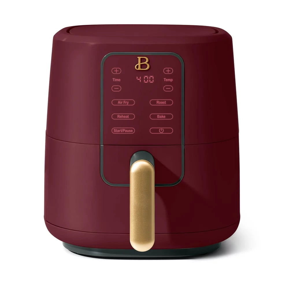 3 Qt Air Fryer with Turbocrisp Technology, Limited Edition Merlot by Drew Barrymore