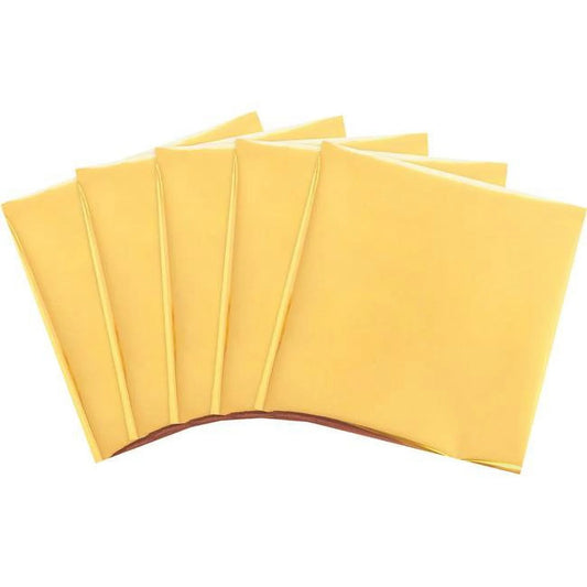 Foil Quill 12"X12" Foil Sheets 15/Pkg-Gold Finch