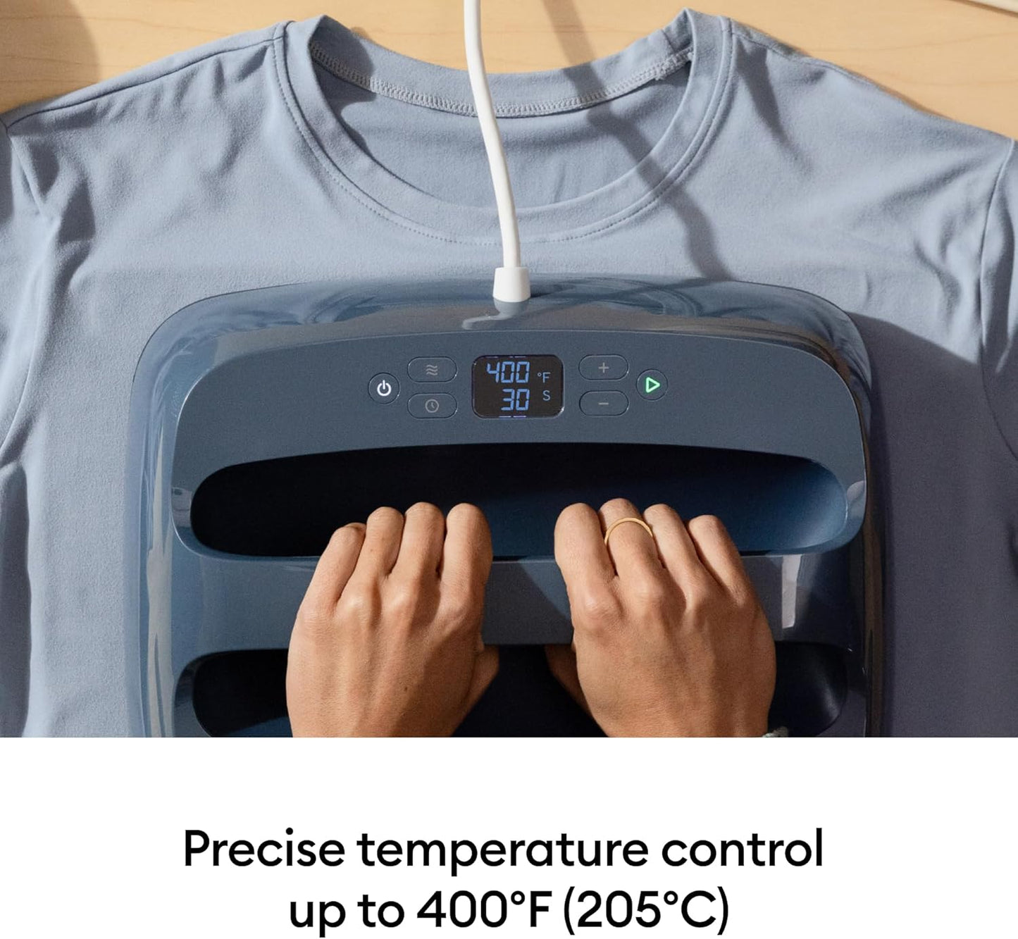 Cricut Easypress 2 (SE) – 12 in X 10 in Heat Press + Cricut Easypress Mat, 12 in X 12 in - Heat Transfer Machine for T-Shirts, Sweatshirts, Blankets, Pillows, & More - Easy to Use - Blue
