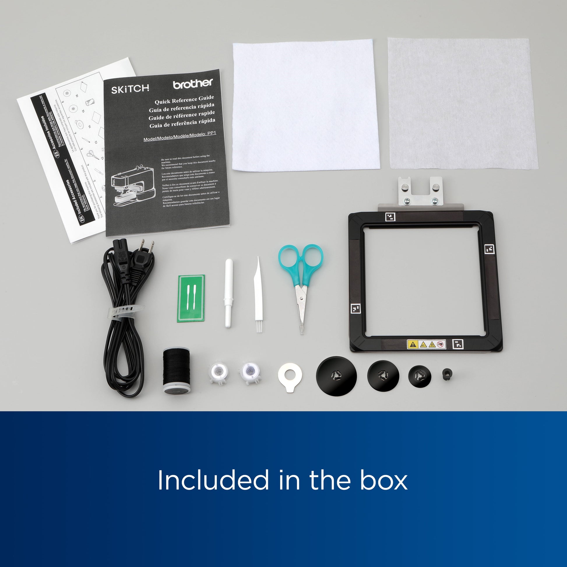 Brother Skitch Single-Needle Embroidery Machine and SP1 Sublimation Printer