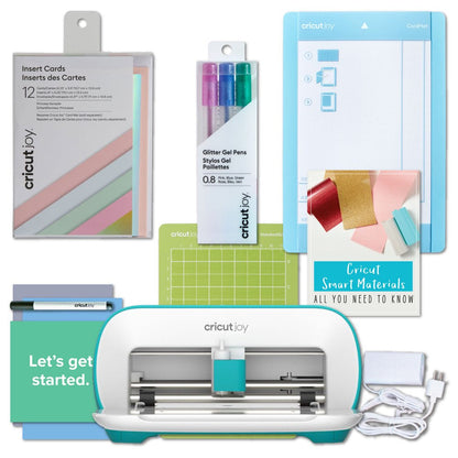 Joy Machine DIY Card Making Bundle - Sampler Insert Cards, Mat, Gel Pens