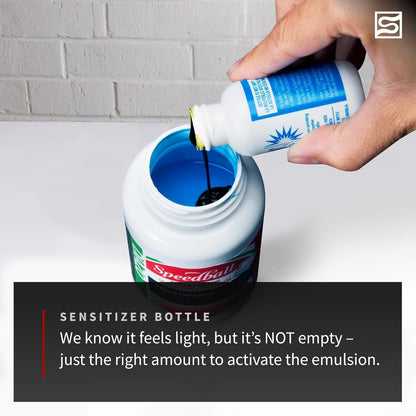 Intermediate Screen Printing Kit - Make Your Own Custom T-Shirt Prints - 2 Fabric Inks, Silk Screen Frame, Drawing Fluid, Squeegee, Instructions - Made in USA