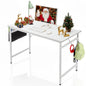 47" Wood Computer Desk PC Laptop Study Table Workstation Home Office Furniture, White