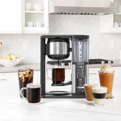 ® Specialty Coffee Maker with Fold-Away Frother and Glass Carafe CM401