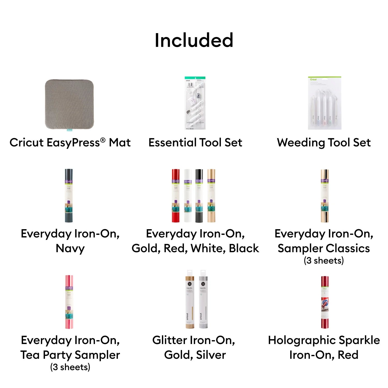 Cricut Iron-On & Tools Bundle