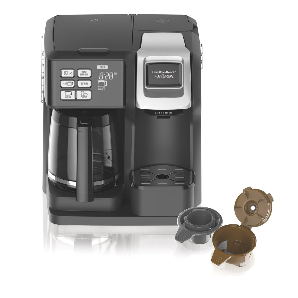 49976 Flexbrew 2-Way Coffee Maker, Plastic, Black