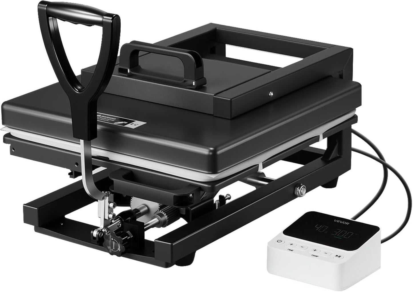 Hybrid Heat Press, 15 X 15 Inch, 8-In-1 Multifunction, Heat up Fast and Even, All-New Patented Design, Easy to Control, Sublimation Press Machine for T-Shirts/Mugs/Tumblers/Caps/Plates, Black