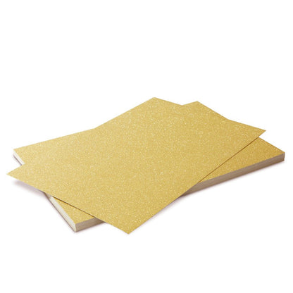 24 Sheets Gold Glitter Paper Cardstock for DIY Crafts, Card Making, Invitations, Double-Sided, 250Gsm (8 X 12 In)
