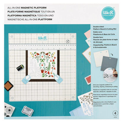 We R Memory Keepers All-In-One Magnetic Platform-4 Pieces