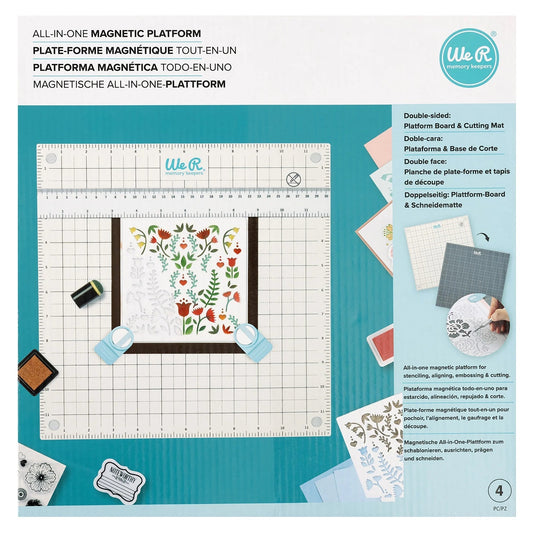 We R Memory Keepers All-In-One Magnetic Platform-4 Pieces
