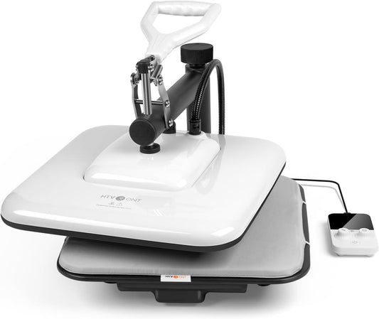 Heat Press Machine 15X15 - Swing Away Heat Press Machine for T Shirts - Professional Heat Press for Sublimation, Vinyl, Heat Transfer Projects, Heats up Fast & Distribute Heat Evenly