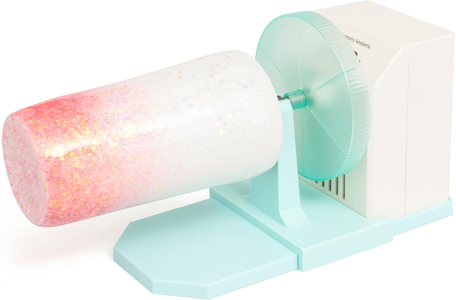 American Crafts, We R Memory Keepers, Spin-It Pro, Cup, Mug, and Tumbler Spinner, for Epoxy, Resin, Glitter, and Other Crafts and DIY Projects