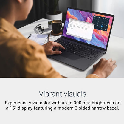 Dell 15 Laptop D15260-15.6-Inch FHD 60Hz 300 Nits Display, Intel Core Ultra 7 Processor 255U, Intel Graphics, 16GB Memory, 1TB SSD, English US Backlit Keyboard AI Copilot Hotkey, Windows 11 Home