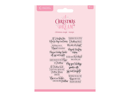 Sara Signature a Christmas Dream Clear Acrylic Stamps - Christmas Magic