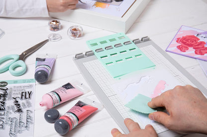 Sizzix Stencil & Stamp Craft Cardmaking | 664896 Tools, Mulitcolour