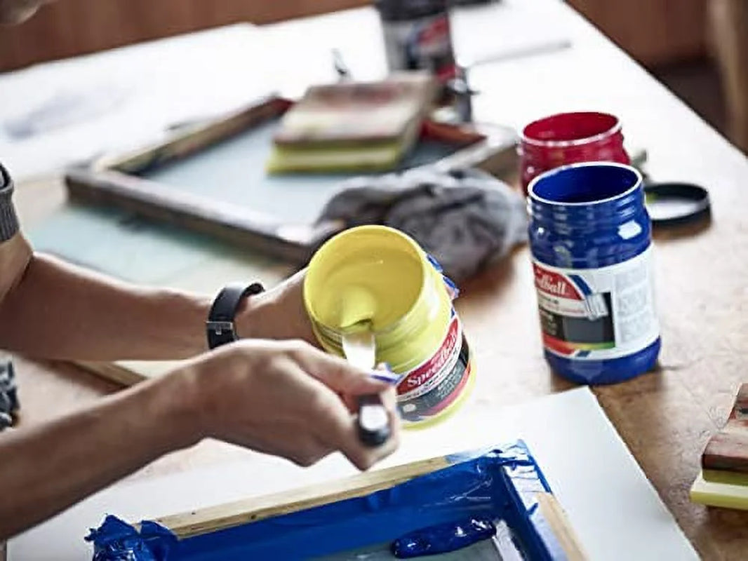 Fabric Screen Printing Ink, 32 Oz., Red