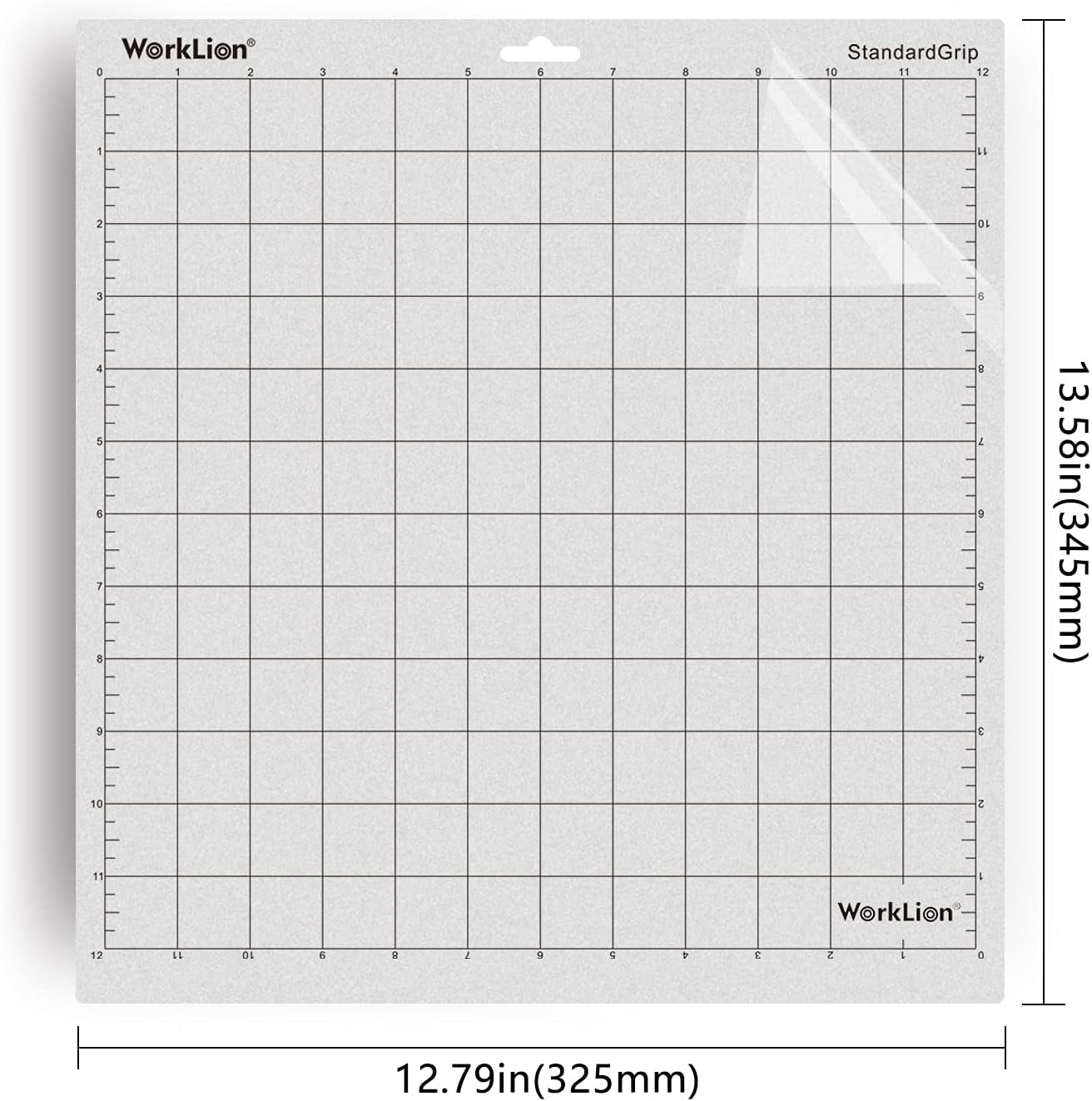 WORKLION Cutting Mat for Silhouette Cameo: (12X12 Inch,3 Mats) Standard Grip Adhesive Sticky Durable Non-Slip Clear Craft Cut Mats - Replacement Accessories for Silhouette Cameo 4/3/2/1