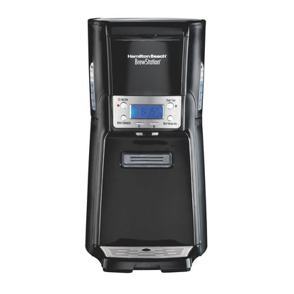 48463 Black/Steel Brewstation Summit 12 Cup Coffeemaker