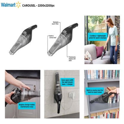 Black & Decker HNVC220BCZ00 Dustbuster Lithium Hand Vacuum