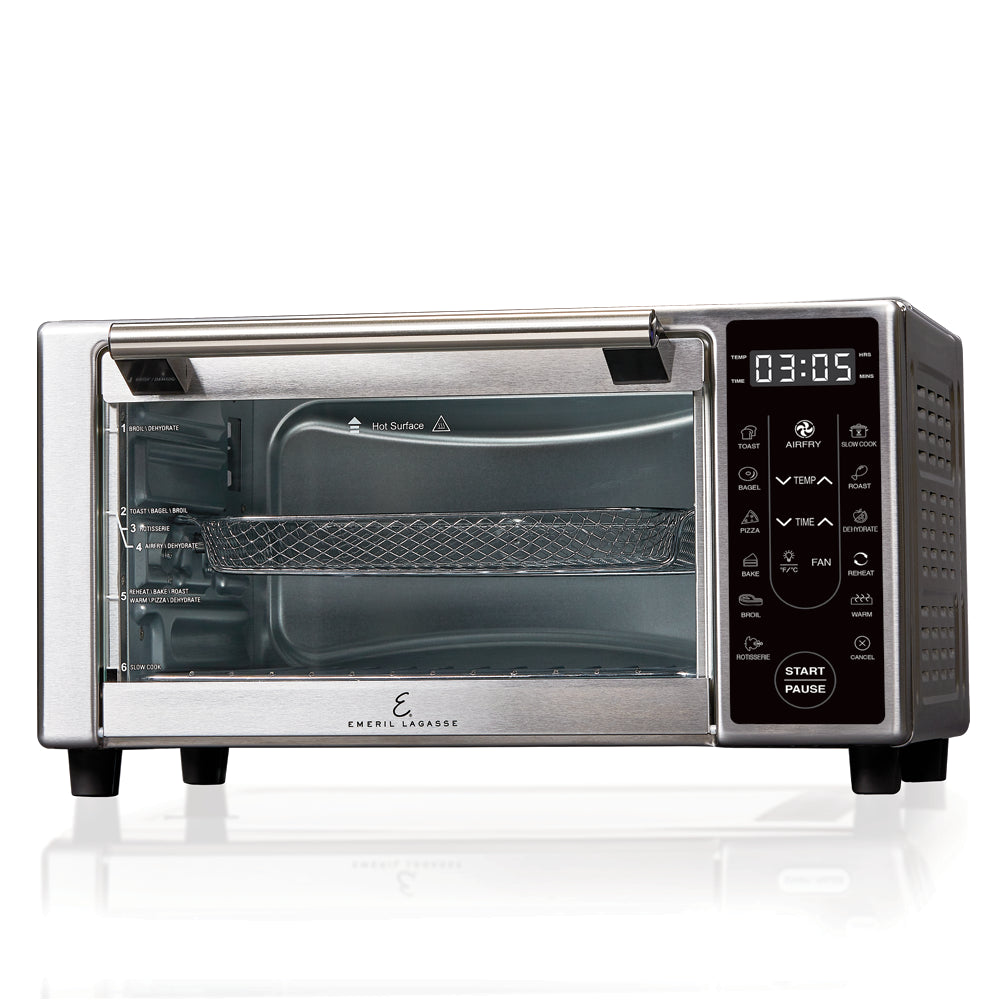 Power Airfryer 360 Plus, Toaster Oven, Stainless Steel, 1500 Watts