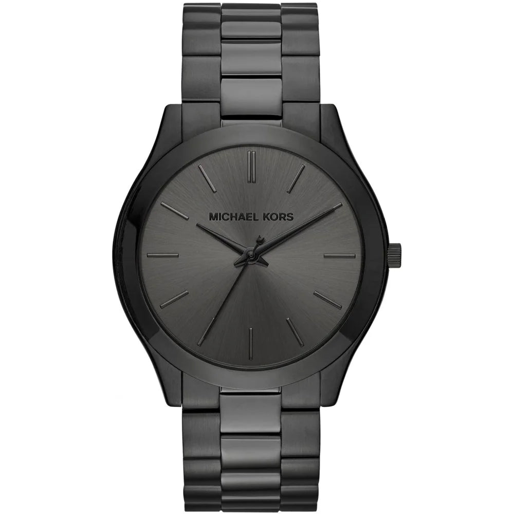 Men'S Slim Runway Black Watch MK8507