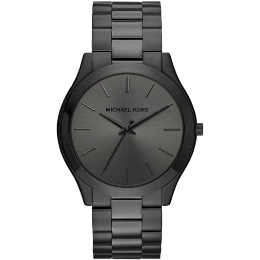 Men'S Slim Runway Black Watch MK8507