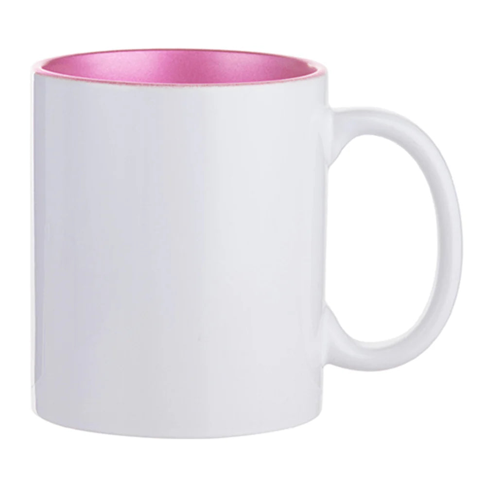 HPN Sublicraft 11 Oz. Inner Sparkle Sublimation Ceramic Mug - 12 per Case