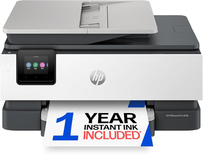 HP Officejet Pro 8139 Wireless All-In-One Color Inkjet Printer, Print, Scan, Copy, Fax, ADF, Duplex Printing Best-For-Home-Office, 1 Year Trial of Instant Ink Included, Ai-Capable (C2VK3A)