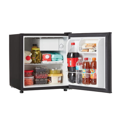 1.7 Cu Ft Single Door Mini Fridge GL17BK, Black, New