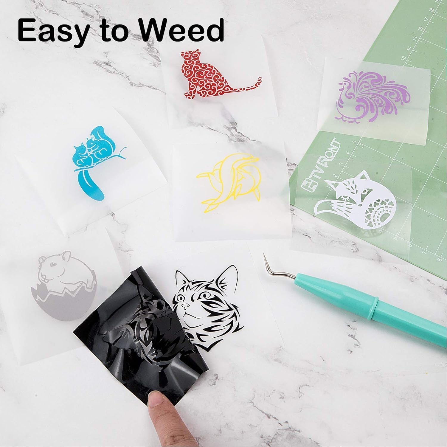 Orange Permanent Vinyl Roll 14FT & 11FT Permanent Adhesive Vinyl Roll