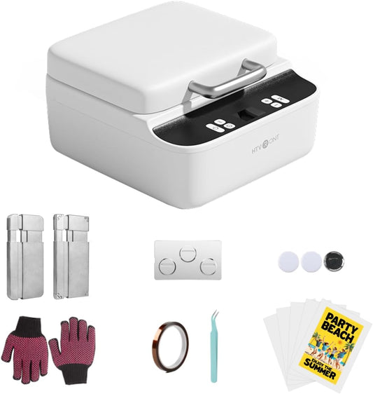 Phone Case Heat Press Machine- Vacuum Heat Press Machine for Phone Cases- Sublimation Press for Custom Phone Case, Badges, Coasters, Includes Film & Fixture (Compatible with Iphone & Android)