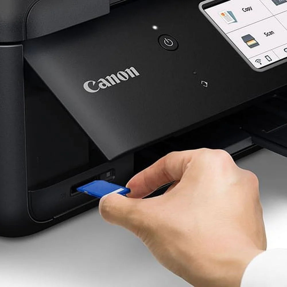 Canon Pixma Tr8620A Wireless All-In-One Printer for Home Office W/ Copy, Scanner, Fax, Mobile Print Photo Printing Bundle with DGE USB Cable + Small Business Software Kit | Official Canon Partner