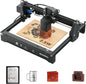 Genmitsu Laser Engraver Machine Kortek 2.5W 2500Mw, Wireless APP Supported, ±0.01Mm High Precision, Portable Laser Engraving Machine for DIY Wood, Acrylic, Leather, Glass, Metal, Fiber, Safety Class 1