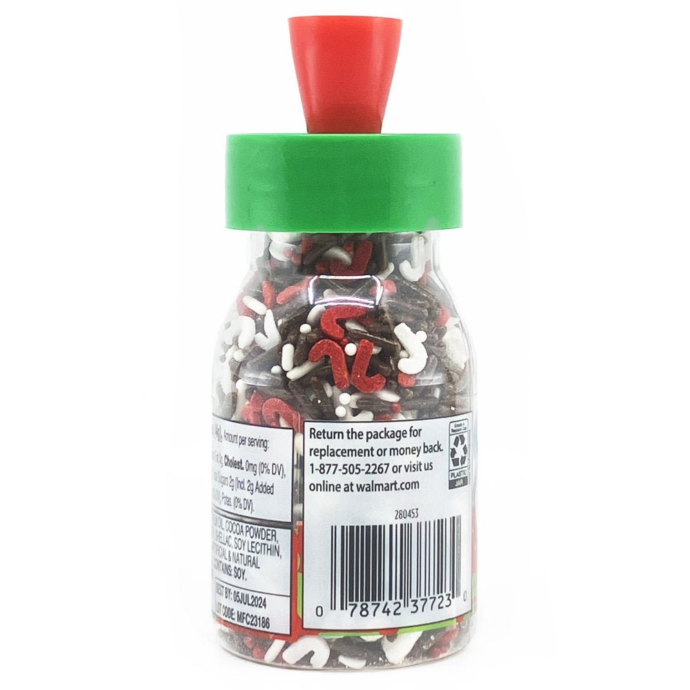 Peppermint Hot Cocoa Multi-Color Topper Sprinkles, 2.82 Oz