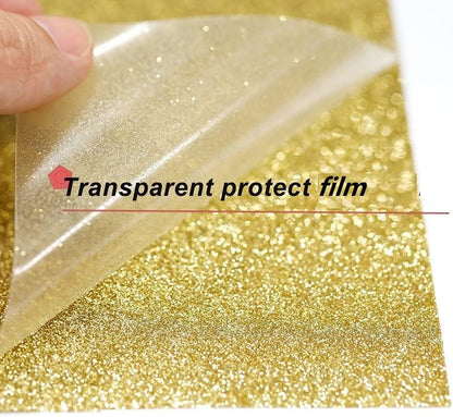 Glitter Puff Vinyl Heat Transfer 3D, Metallic Puff Heat Transfer Vinyl Sheets Iron On, Glitter Heat Transfer Puffy HTV Vinyl for Heat Press T Shirts DIY Clothes Fabric, 6 Assorted 12”X10”