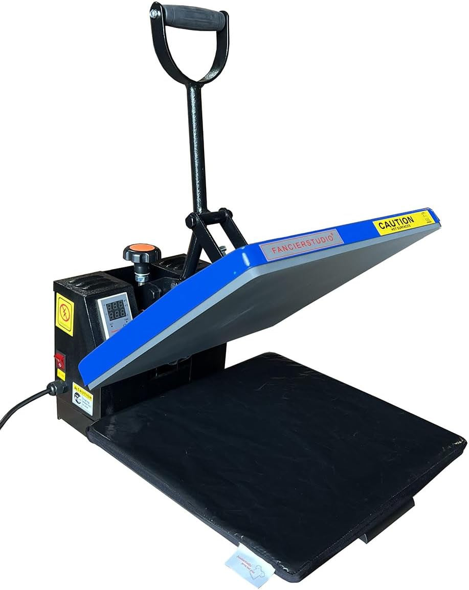 Heat Press 15X15 Sublimation T-Shirt Heat Press New Model Lower Platen Slide Out 5.5 Inches Fs15X15 GBP