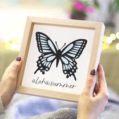 001 Vinyl Matte Permanent Adhesive Vinyl for Craft Decal Projects 12" X 10Ft, Matte Baby Blue