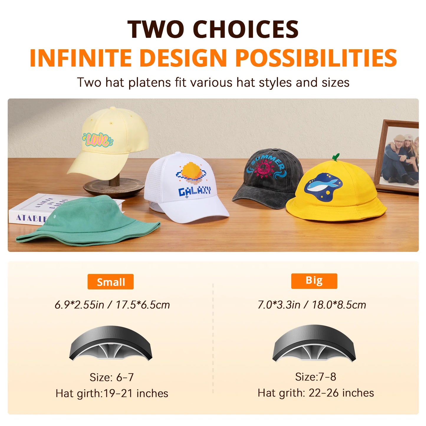 [Machine Bundle] HTVRONT Manual Hat Heat Press + Auto Heat Press 2-15"X15"