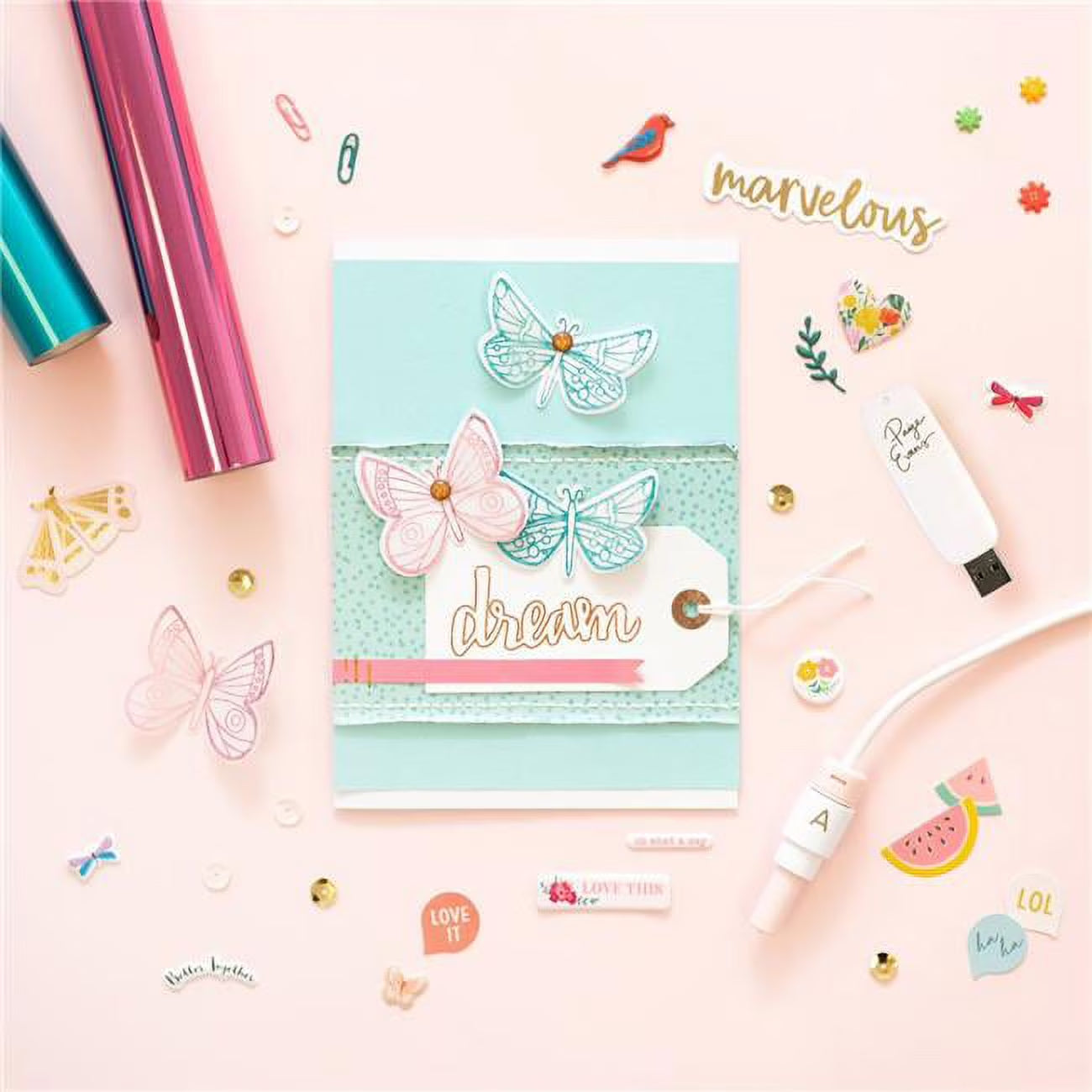 Foil Quill USB Artwork Drive-Paige Evans