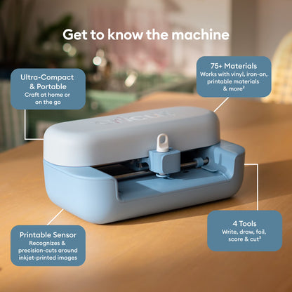 Cricut Joy™ 2 + Smart Die-Cutting Machine Ultimate Bundle, Blue