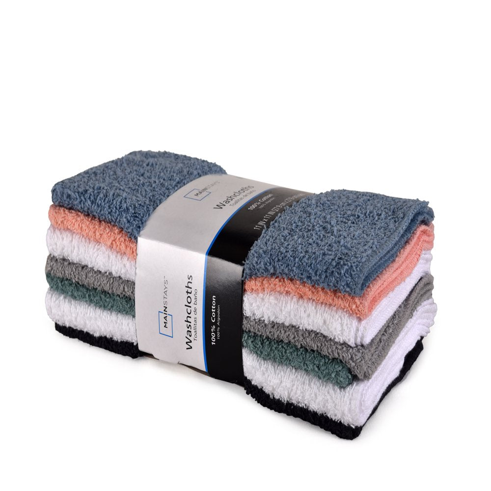 18-Pack Washcloth Bundle, Pastel