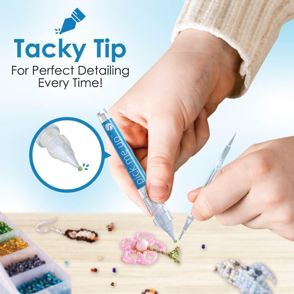 Silhouette Blade Replacement for Cameo 4 and 5 and Pick Me up Pen - Blade Replacement and Tacky-Tip Rhinestone Applicator Tool for Nail Art, Diamond Painting, and Craft Projects