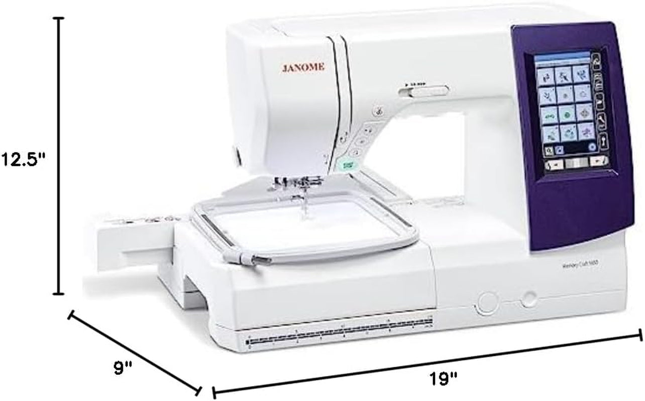 Janome Horizon Memory Craft 9850 Embroidery and Sewing Machine