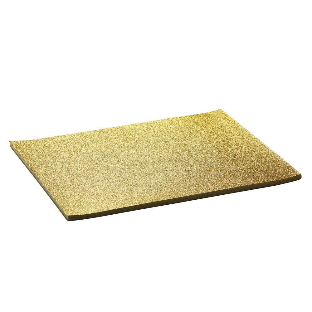 24 Sheets Glitter Gold Paper for Crafts, Wedding Invitations, Card Making, Scrapbook, Single Sided (8.5 X 11 In)