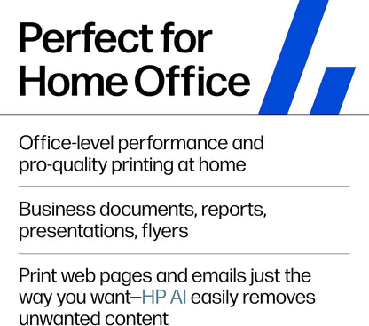 HP Officejet Pro 8139 Wireless All-In-One Color Inkjet Printer, Print, Scan, Copy, Fax, ADF, Duplex Printing Best-For-Home-Office, 1 Year Trial of Instant Ink Included, Ai-Capable (C2VK3A)