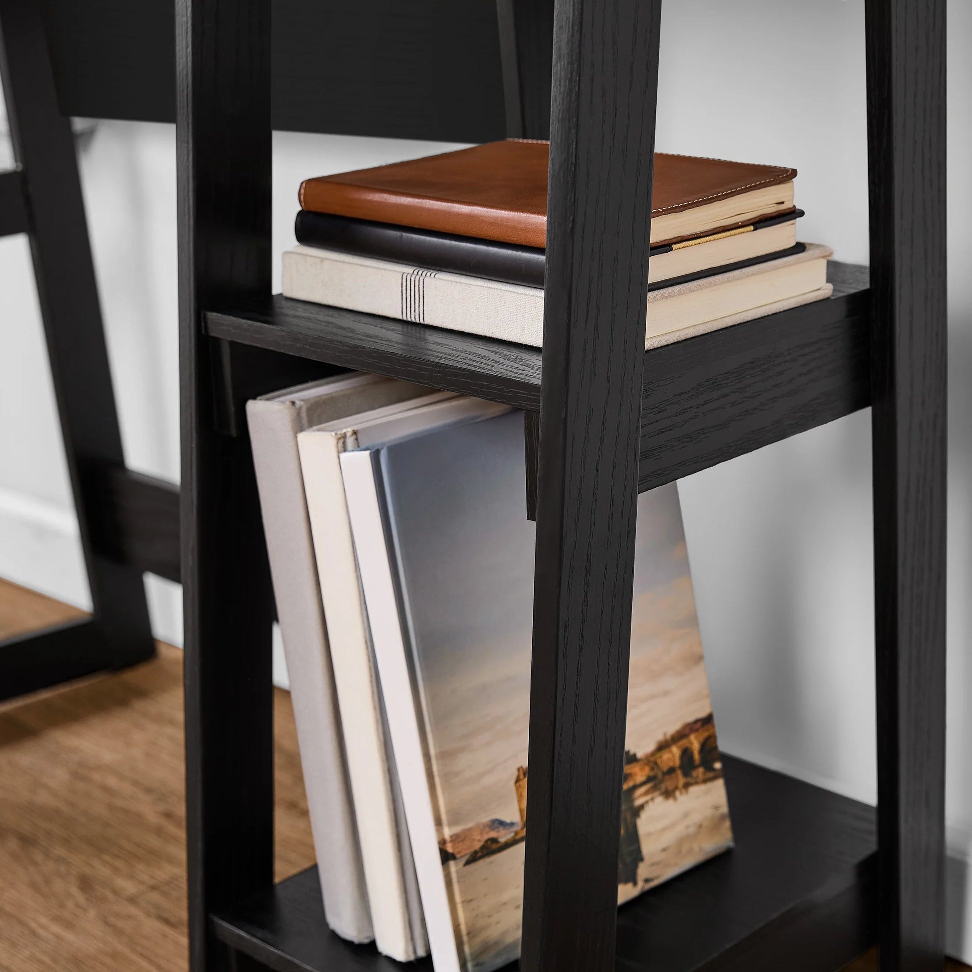 Quick Assembly Desk, Black Finish