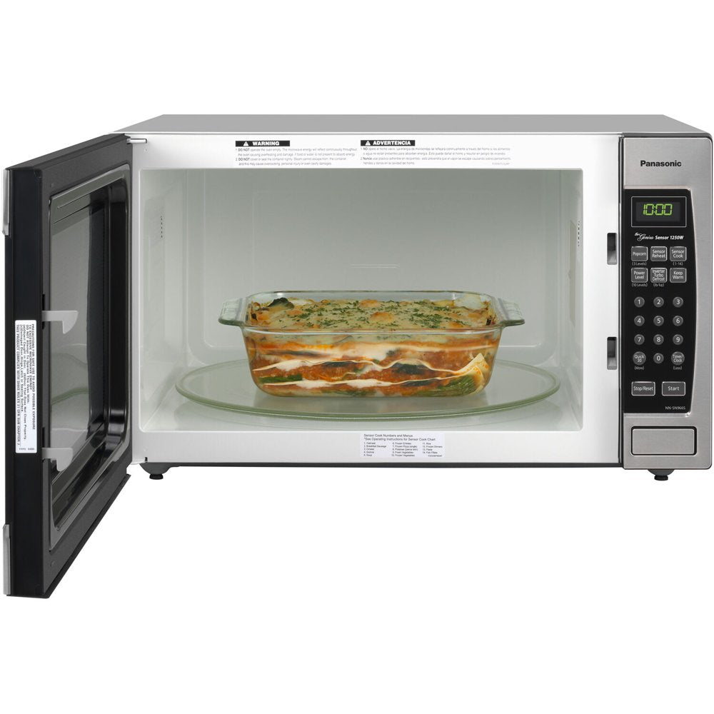 Genius Sensor 2.2 Cu. Ft. 1250W Countertop/Built-In Microwave Oven in Stainless Steel