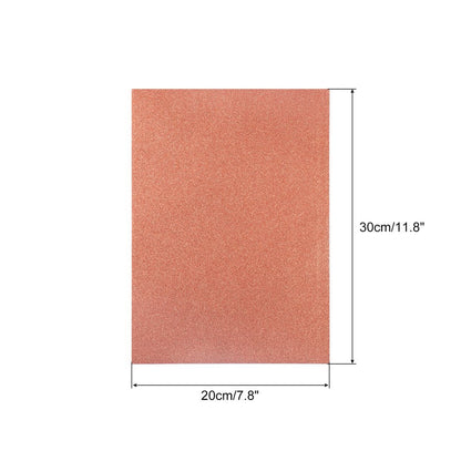 10 Sheets Glitter Cardstock Paper 7.8 Inch X 11.8 Inch, Champagne Gold, 80Gsm