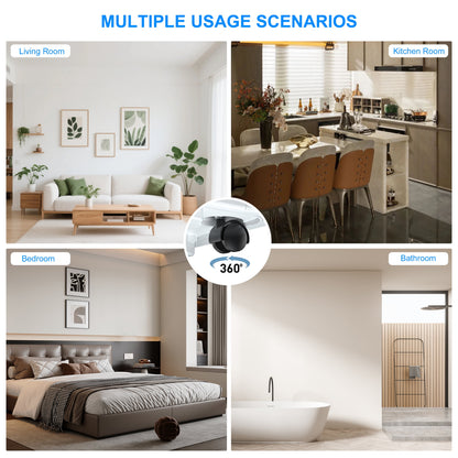 Portable Air Conditioners 14,000 BTU for Rooms up to 700 Sq.Ft. Portable AC, Dehumidifier, 24H Timer, Sleep Mode & Water Level Indication, Remote Control & Window Kit, White & Grey